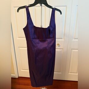 Calvin Klein Purple Scoop Neck Dress